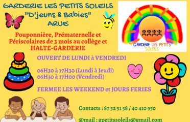 GARDERIE LES PETITS SOLEILS