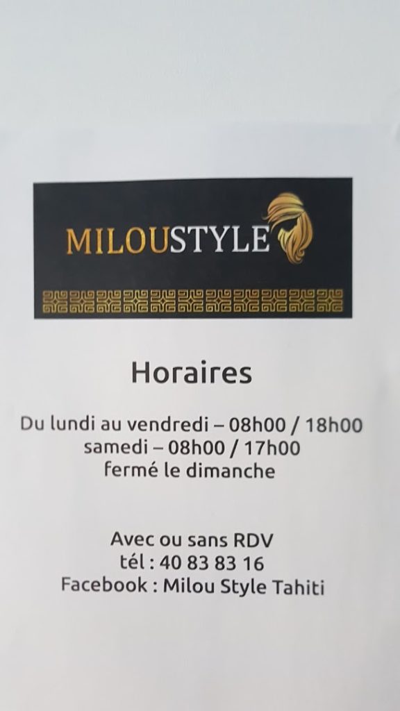 MILOU STYLE Tahiti