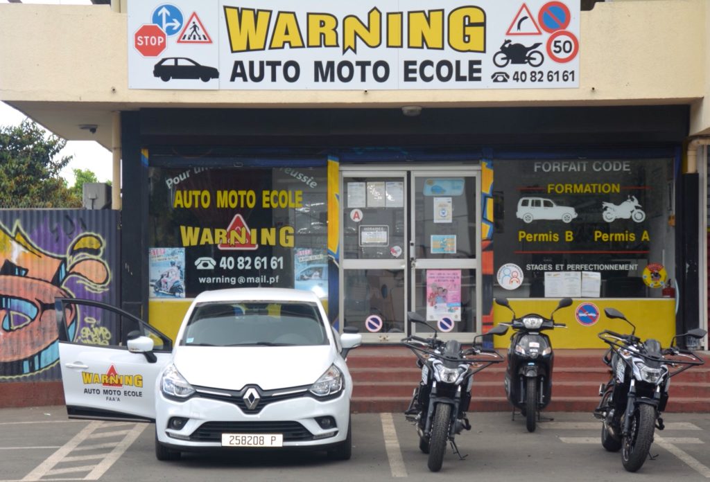 Warning Auto Moto Ecole