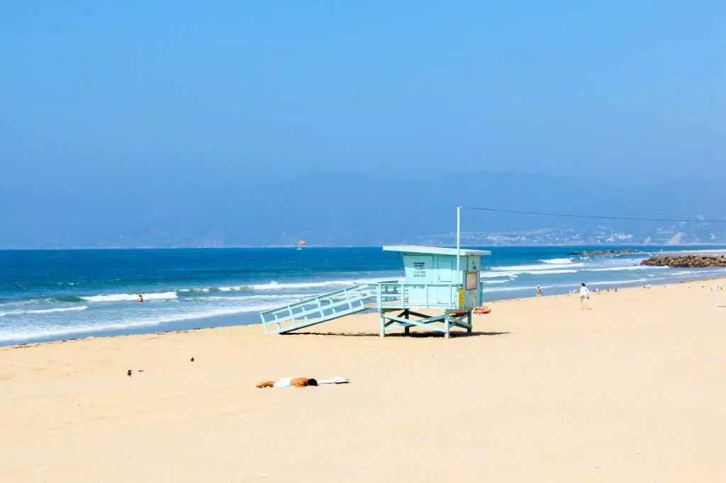 Belle plage de Venice Beach à Los Angeles
