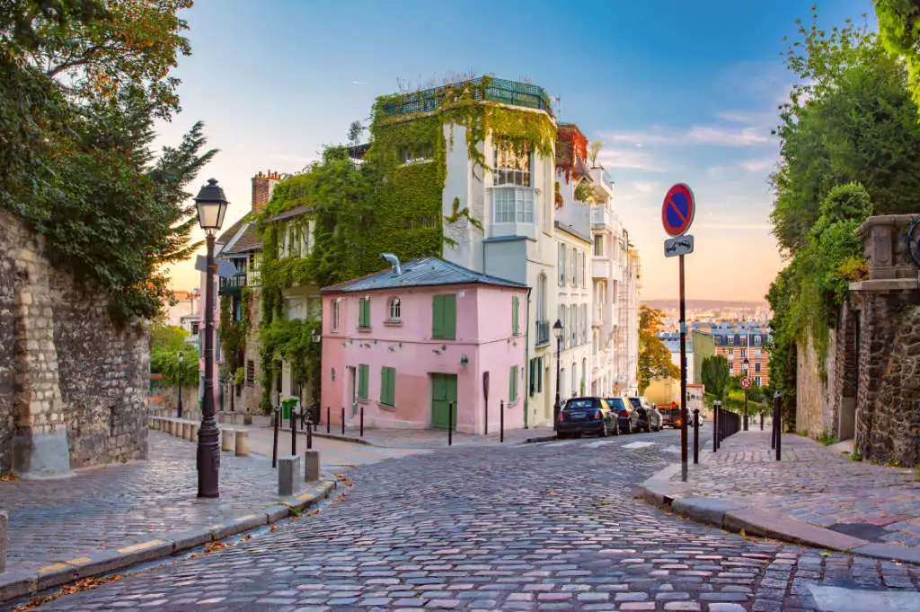 Paris quartier de Montmartre France
