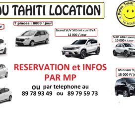 Patou Tahiti Location de voiture