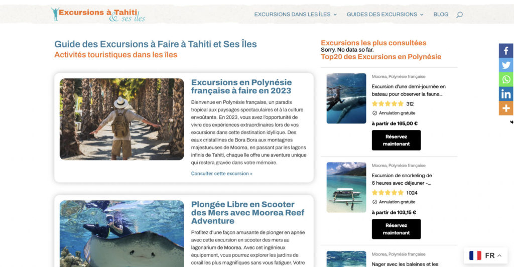 Excursions à Tahiti & Ses Îles