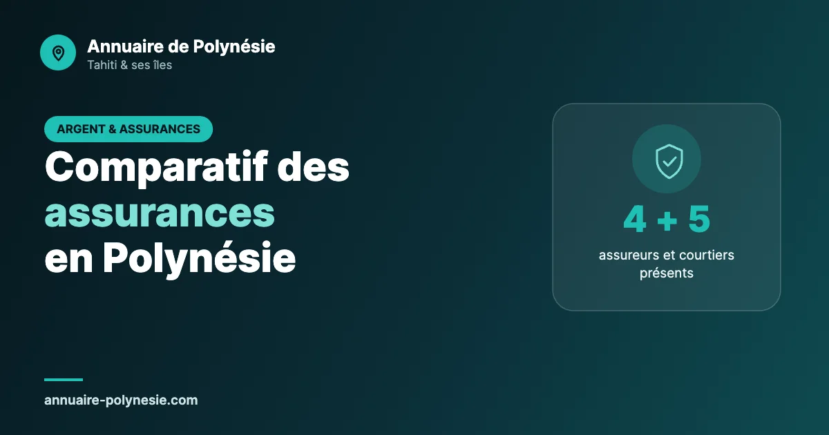Comparatif des assurances en Polynésie
