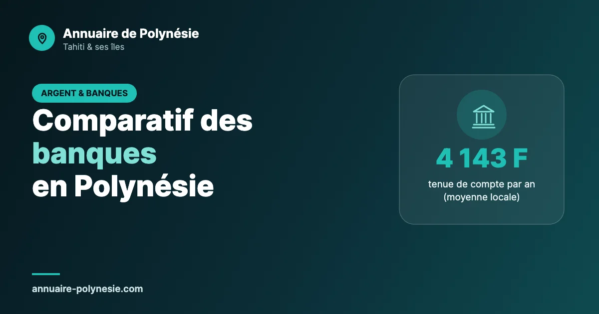 Comparatif des banques en Polynésie